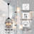 Felechia 4 - Light Black Caged Pendant