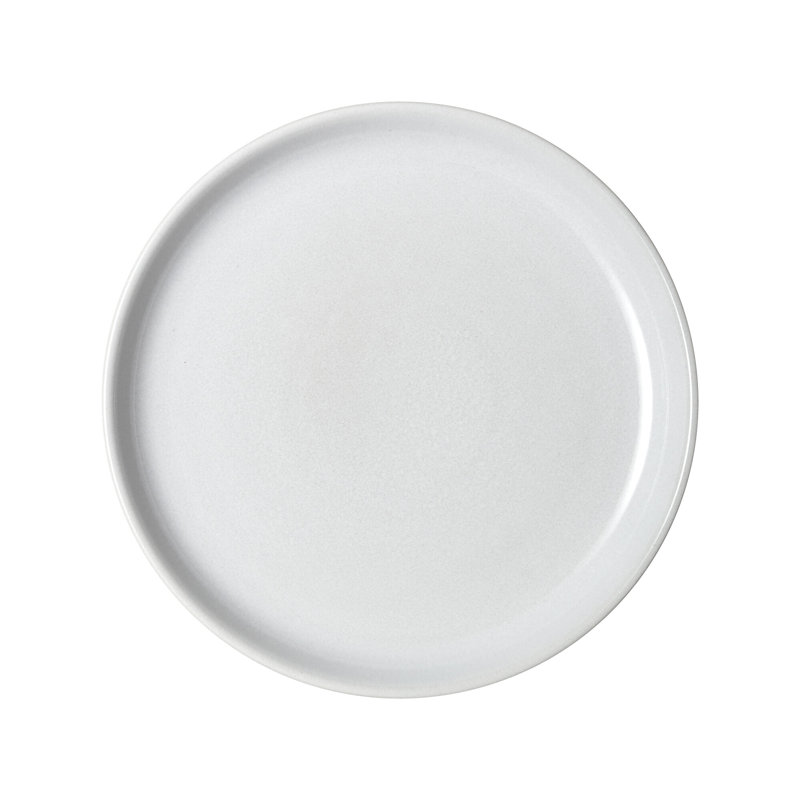 Denby Elements Medium Coupe Plates, Stone White
