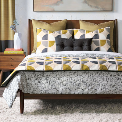 Camden Cotton Geometric Shapes Duvet Cover