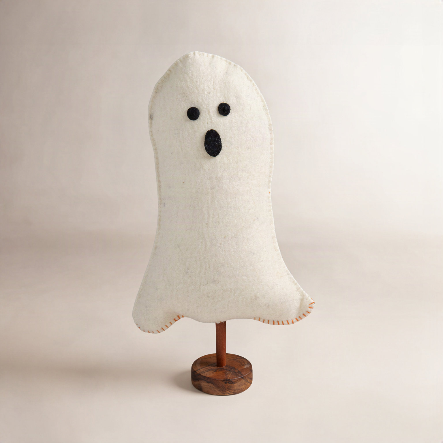 Felt Ghost Halloween Figurine