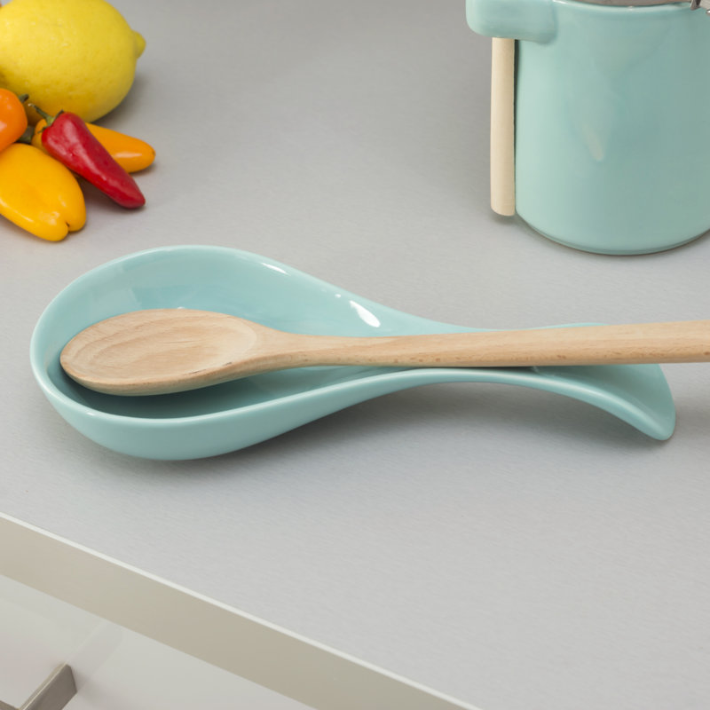 Ceramic / Porcelain Oval Spoon Rest