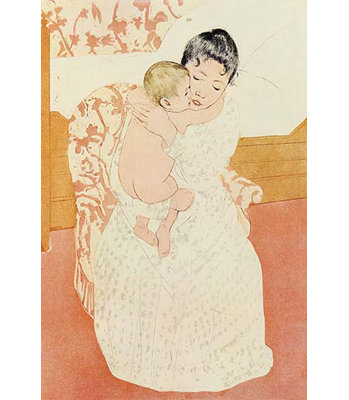 " Motherly Tenderness " by Mary Cassatt