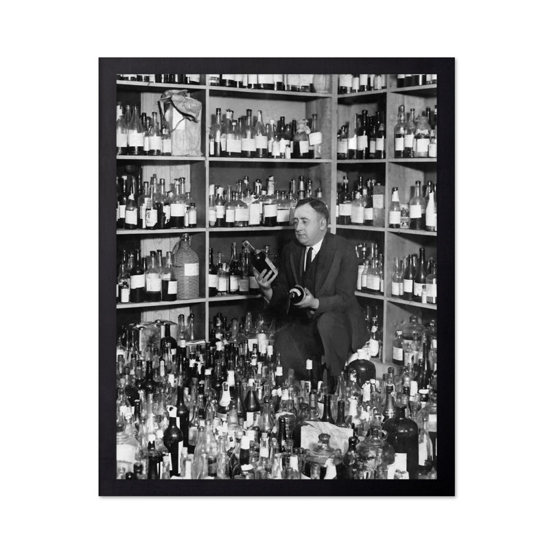 Liquor Shop, Cadre noir, Affiche, H 08 po x l 10 po