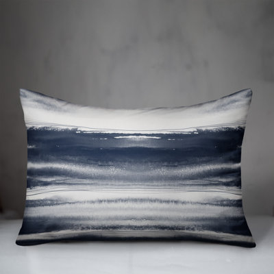 Abstract Outdoor Reversible Throw Pillow