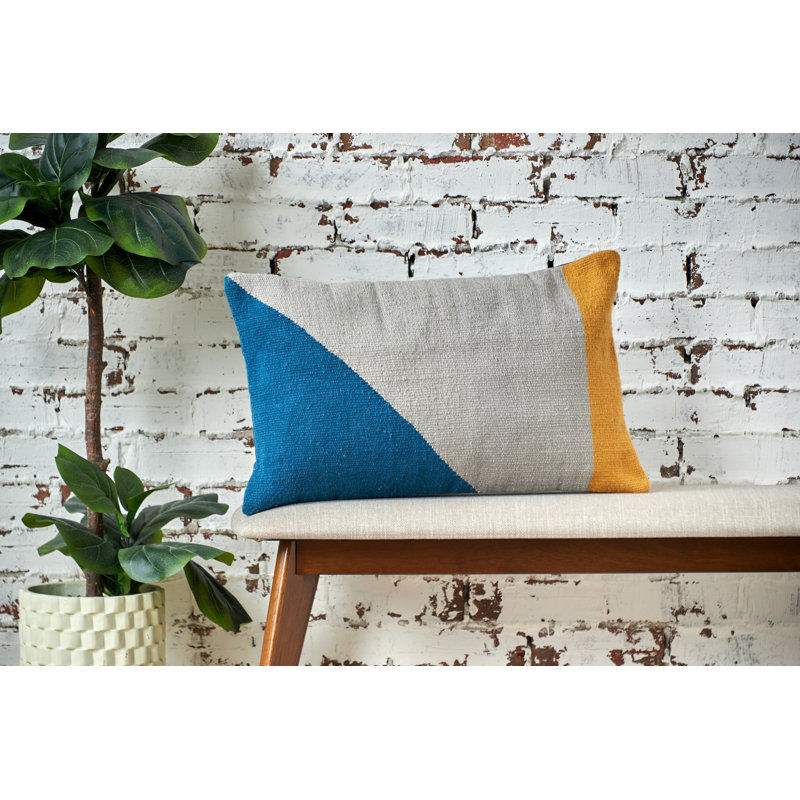 Geometric Reversible Throw Pillow