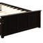 Lit plateforme simple en bois massif avec lit gigogne pour une meilleure fonctionnalité de la chambre à coucher et réglable-1152866866