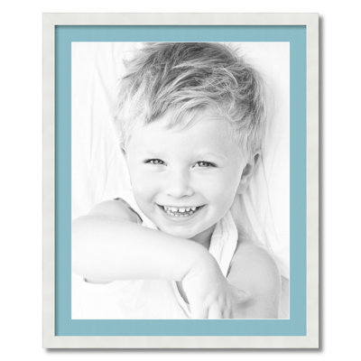 Wood Matte Picture Frame with Mat