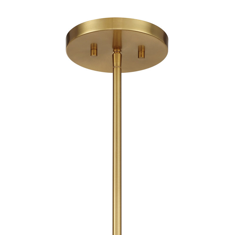 Balfour 5-Light Convertible Semi-Flush or Pendant in Brass, Brass