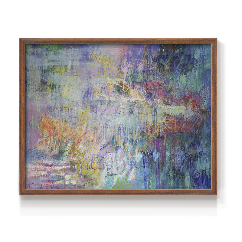 Vespers -Framed Print - Restickable, 8" H x 10" W, Walnut