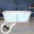 67 Inch Acrylic Freestanding Bathtub Modern Soaking Tub Overflow and Drain