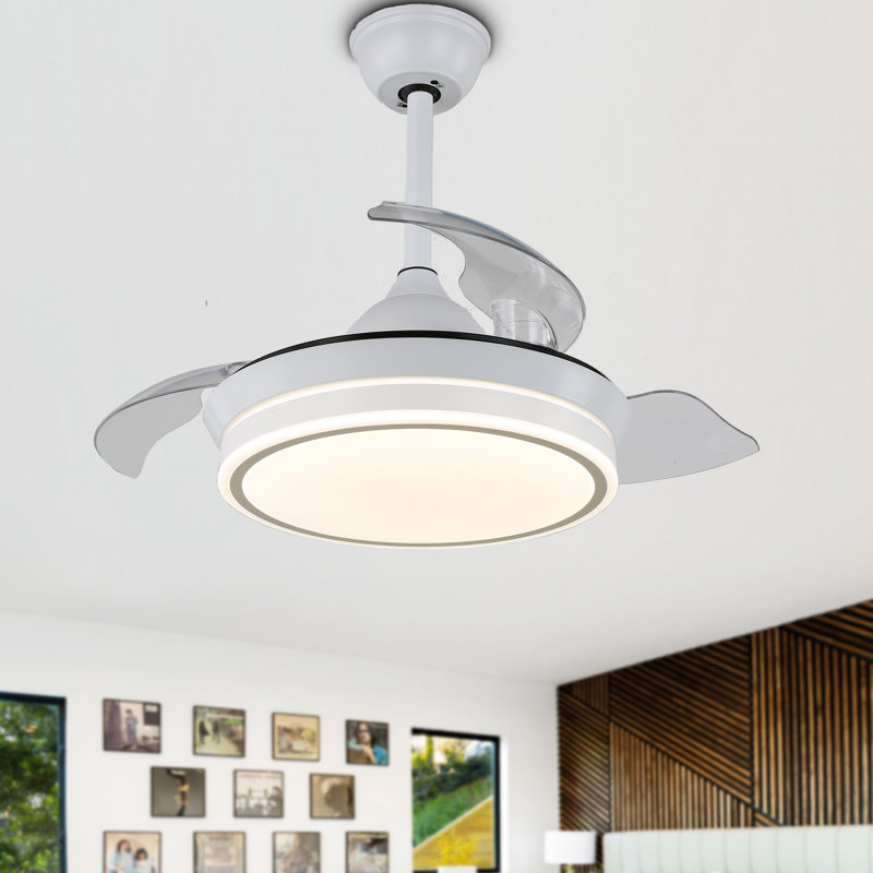 Ventilateur de plafond 36 po Karesth, Blanc