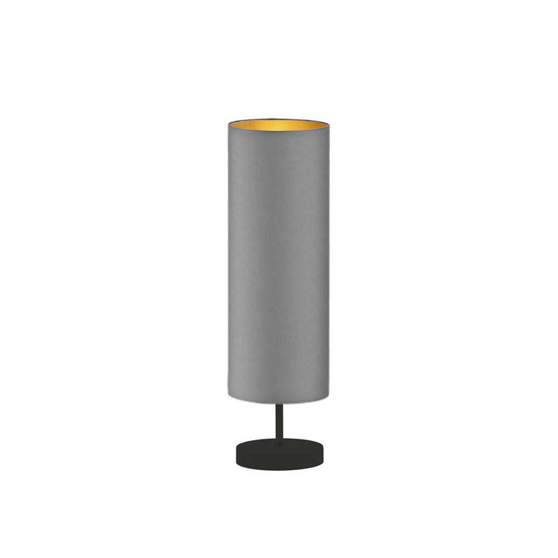 Genette Metal Desk Lamp, Grey/Black