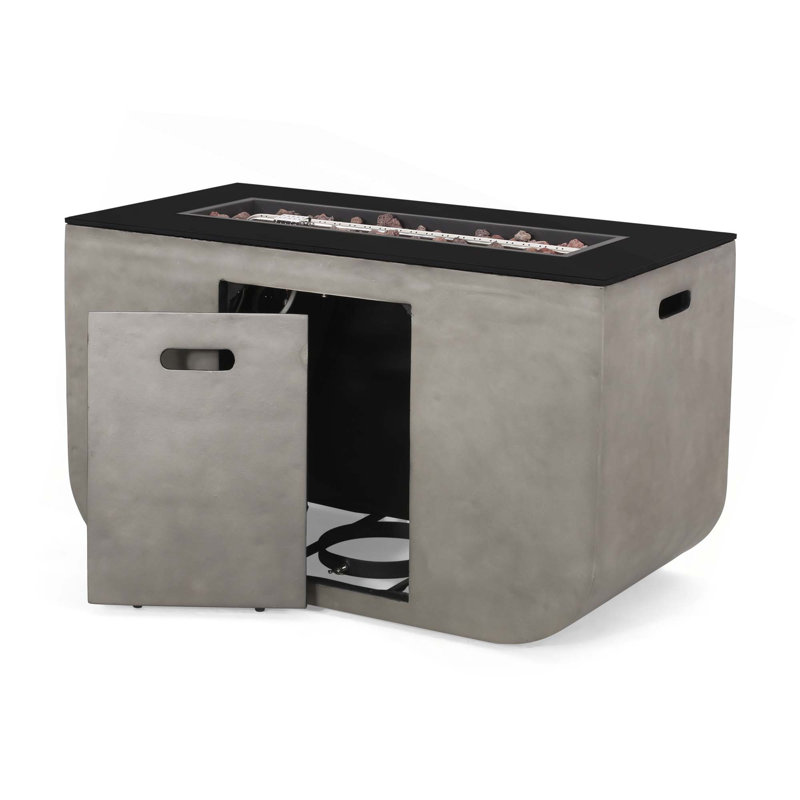 40" Rectangle Mgo Fire Pit-50 000 Btu