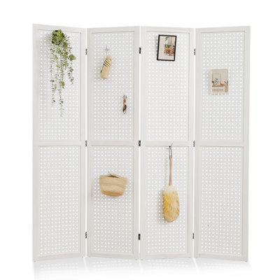 Room Divider Pegboard Display -66.8