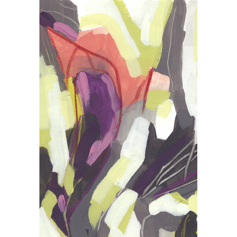 Martini Swirl I by June Erica Vess - Painting on Canvas, 46 cm H x 30 cm W, Wrapped Canvas