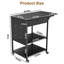 80cm H x 90cm W Printer Stand with Wheels