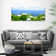 Canvas Print - Wall Art - Prints On Canvas - 125X50 Image Picture Theme: Flowers By The Sea