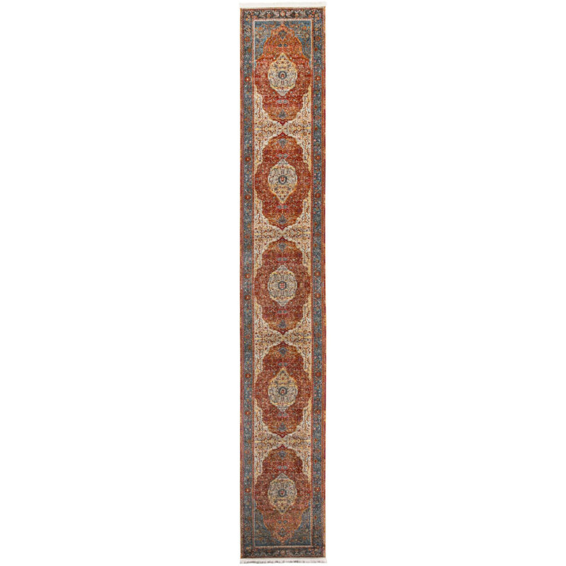 Majed Abstract Indoor Rug, Runner 2'7" x 16'5"