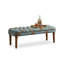 Banc de bout en tissu American Vintage