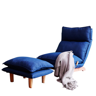 Lazy Sofa Balcony Leisure Chair Bedroom Sofa Chair Foldable Reclining Chair Leisure Single Sofa Functional Chair