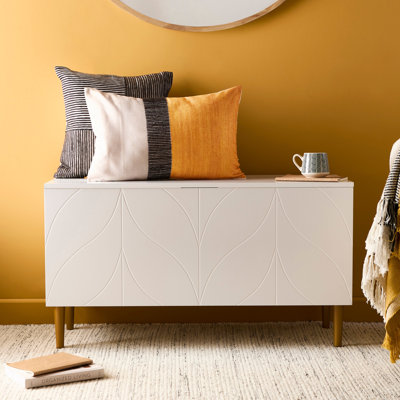 Carved Front Blanket Box