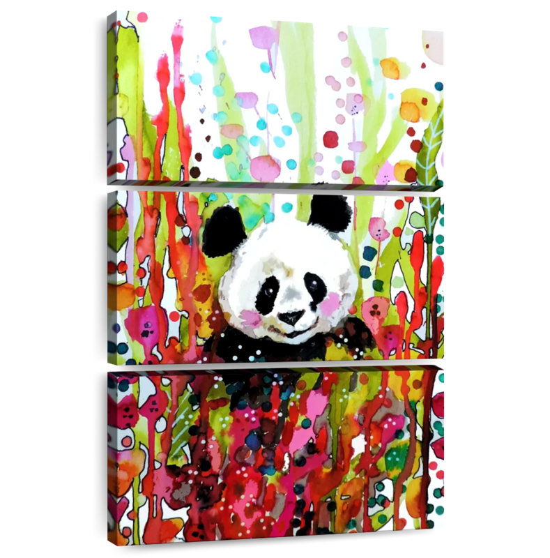 Panda floral Brampt, H 74 po x l 48 po