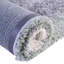Tapis gris / blanc en polypropylène tissé à la machine Liddle-815240173
