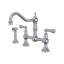 Edwardian™ Double-Handle Provence Bridge Kitchen Faucet with Lever Handle-55250885-126482235