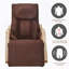 Chaise berçante confortable à pression de massage complète avec coussin en coton