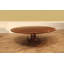 Round Mahogany Wood Dining Table