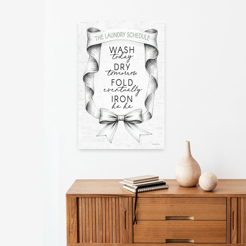 The Laundry Laundry - Bow Series, art abstrait moderne, H 24 po x l 16 po