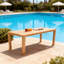 Table de salle à manger en bois texturé-1547653878