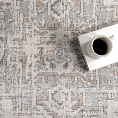 Tapis traditionnel à médaillon Lilibet
