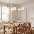Claudette 4-Light Chandelier in Natural Brass-1124227964