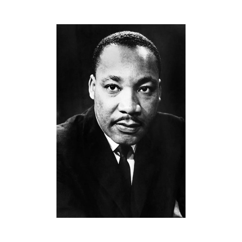 Martin Luther King, Jr 1 Piece Wall Art on Canvas, 30.48 cm H x 45.72 cm W, Wrapped Canvas