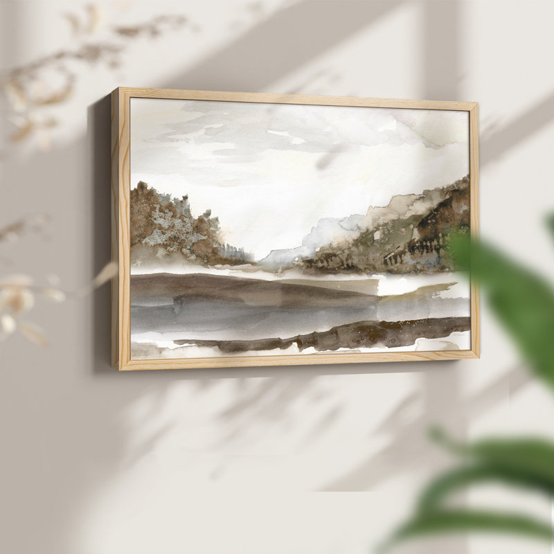 Mountain Time - Reproduction encadrée - Restickable, Naturel, H 16 po x l 20 po