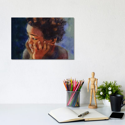 Sami 1 Piece Wrapped Canvas Wall Art