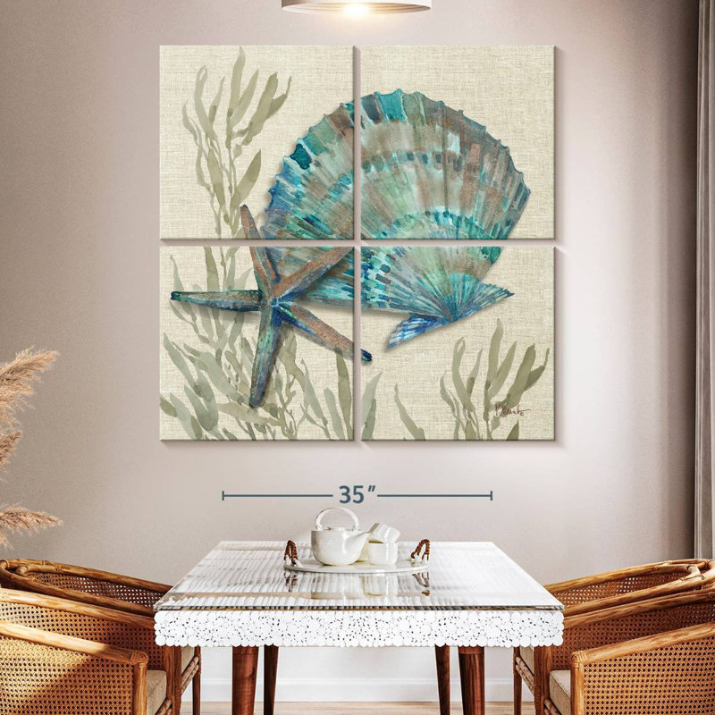 Coquilles de plage Aletra Crescent II, H 45 po x l 45 po