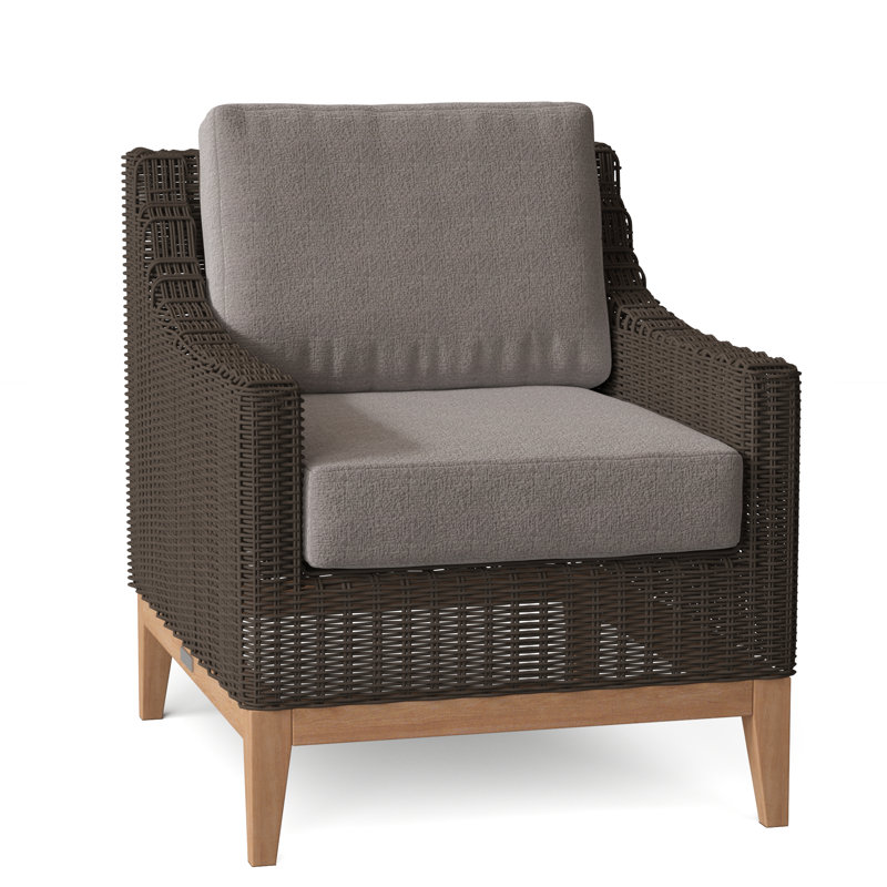 Frances Outdoor Lounge Chair, Ash, Frances Black