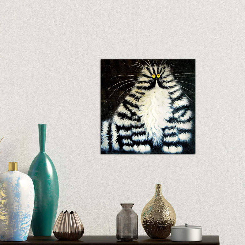 « bert » par kim haskins-impression d’art graphique, Toile tendue, H 18 po x l 18 po x P 1,5 po