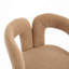 Ensemble de 2 fauteuils d'appoint / de salle à manger en tissu de velours de conception contemporaine-2041278808-2041278810