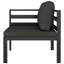 Ensemble de salon de jardin anthracite