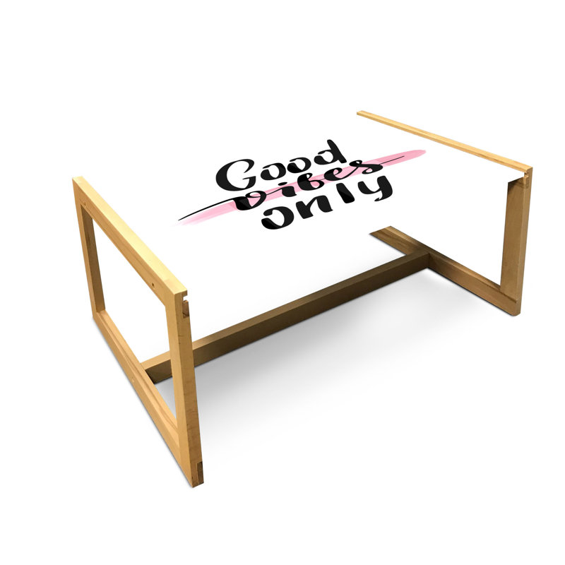 Ingelta Trestle Coffee Table, 40cm H x 91cm W x 62cm D