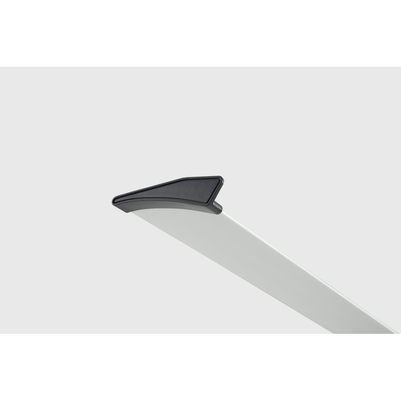 Turbo6 Smart Downrod Ceiling Fan, Brushed Silver, Anodized Aluminum