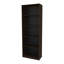 FM FURNITURE Dam Bookcase With Open Storage And 5 Shelves, Stained Walnut-1748890383