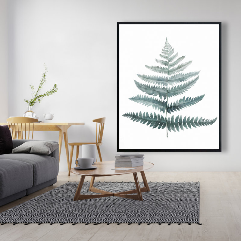 Fern Print On Canvas