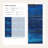 Blue Wallpaper Wood Rustic Decorative Mural