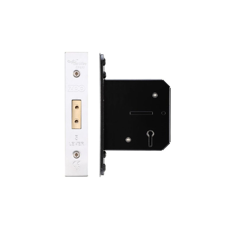 5 Lever Dead Lock, Stainless Steel