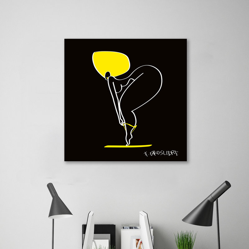 « stripe tease », reproduction d’impression sur toile tendue, H 12 po x l 12 po x P 1,5 po