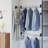 Melyssa Metal Adjustable Wall Mounted Clothes Rack